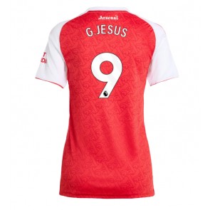 Arsenal Gabriel Jesus #9 Replika Hjemmebanetrøje Dame 2025-26 Kortærmet